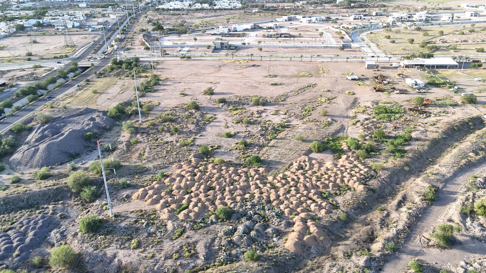 Panorámica del terreno y desarrollos cercanos